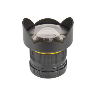 Bower 14mm f/2.8 ultra gran angular para cámaras SLR digitales Nikon Lente de enfoque manual