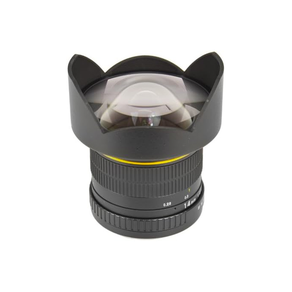 Bower 14mm ultra gran angular para cámaras SLR digitales Nikon Lente de enfoque manual