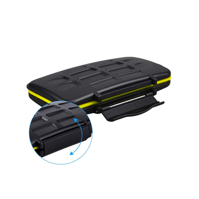 JJC MC-SD12 Estuche para tarjeta de memoria Resistente al Agua,  (12 Ranuras = 12 SD)