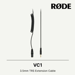 RODE VC1 Cable de extensión de micrófono TRS de 3.5mm para cámaras (10'/ 3m)