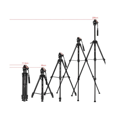 Trípode YUNTENG 999 206cm 4 secciones