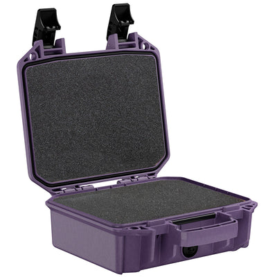 Maletín rígido Pelican Vault V100C con interior de espuma (Morado Crepuscular, 6.5 L)