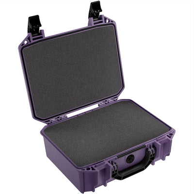 Pelican V200C Vault Estuche para equipo con capas de espuma (Morado Oscuro)