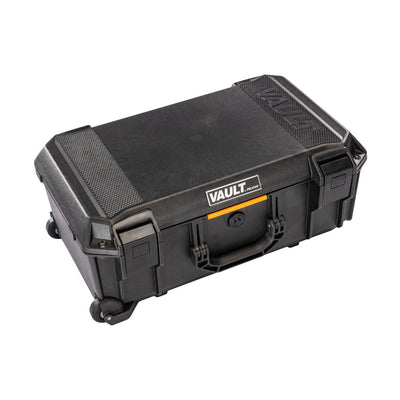 Estuche rígido con ruedas Pelican V525 Vault con inserto de espuma (Negro)