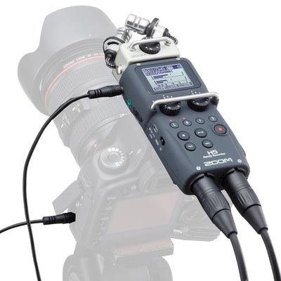 Zoom H5 Grabadora práctica portátil de 4 entradas/4 pistas con cápsula de micrófono X/Y intercambiable