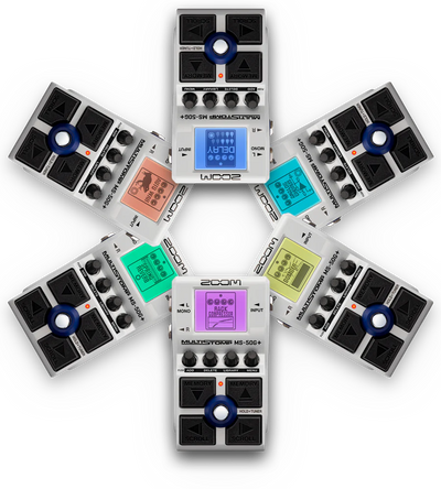 Pedal de guitarra multiefectos Zoom MS-50G+ MultiStomp
