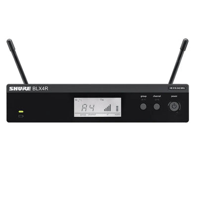 Sistema de micrófono inalámbrico cardioide para instrumentos Shure BLX14R/B98 para montaje en rack (J11: 596 a 616 MHz)