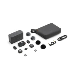 Sistema de micrófono inalámbrico compacto DJI Mic 3 para dos personas, grabador y cámara para teléfonos inteligentes