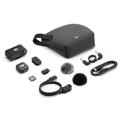 Sistema de micrófono inalámbrico compacto DJI Mic 3/Grabador para cámara y smartphone