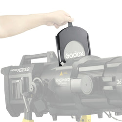 Soporte de GOBO Godox GP-CF para accesorios de proyección con montura G de la serie GP