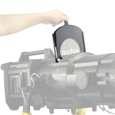 Soporte de GOBO Godox GP-CF para accesorios de proyección con montura G de la serie GP